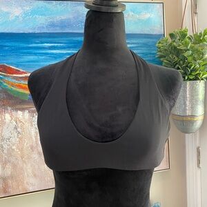 Robin Piccone black halter bikini top NWOT